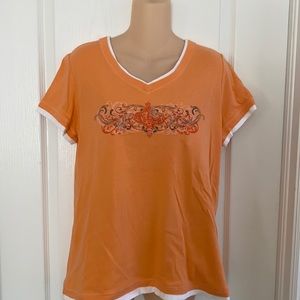 2/$5 Ladies Cotton Tee-L